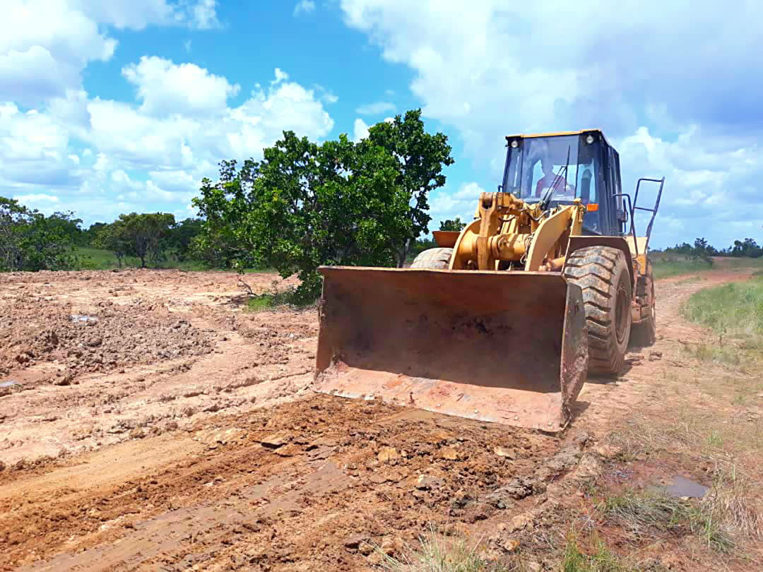 Payloader en vialidad